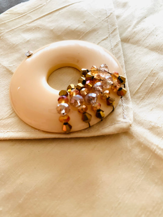 Handmade silk soft clutch