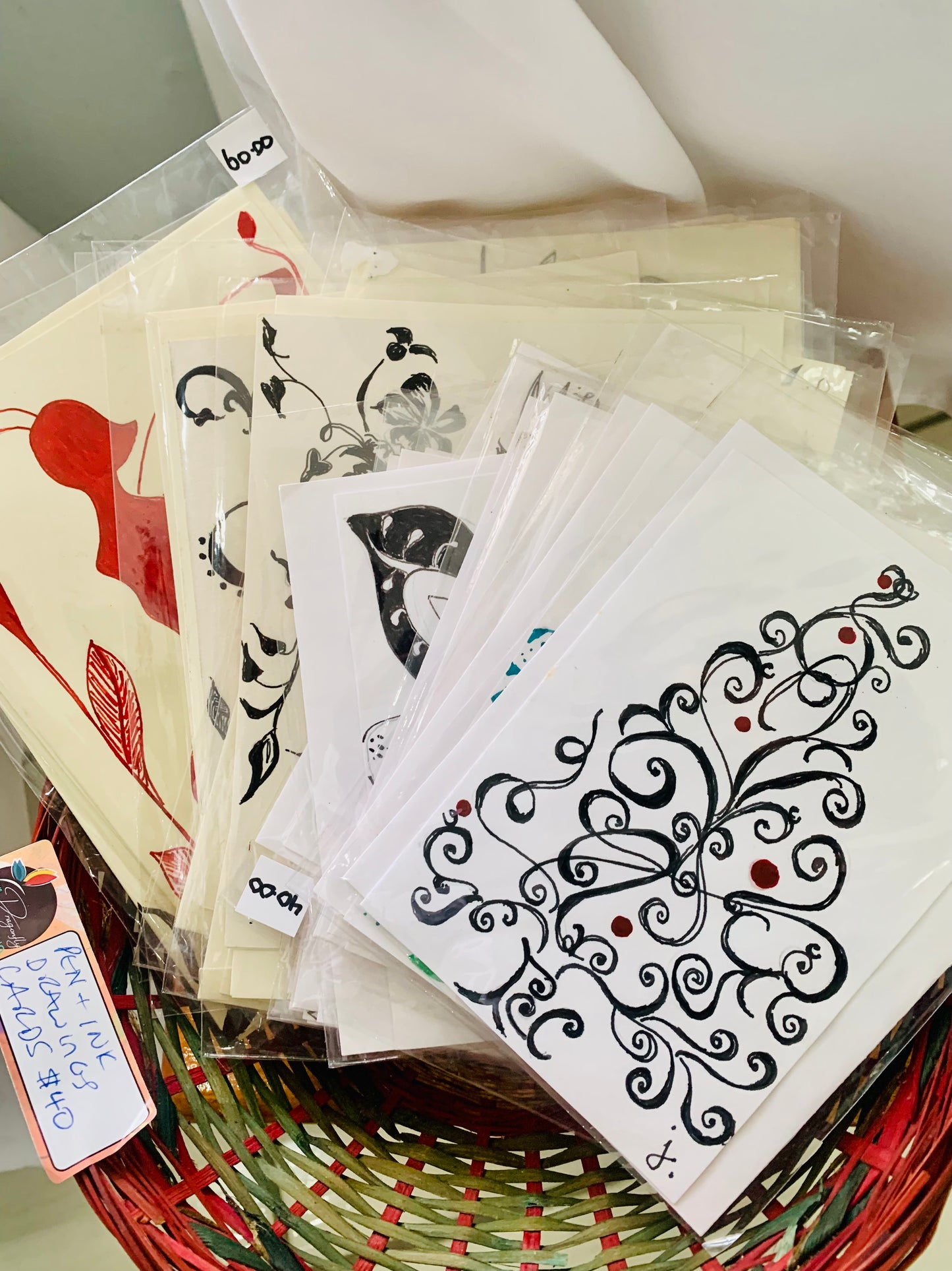 Pen and Ink cards