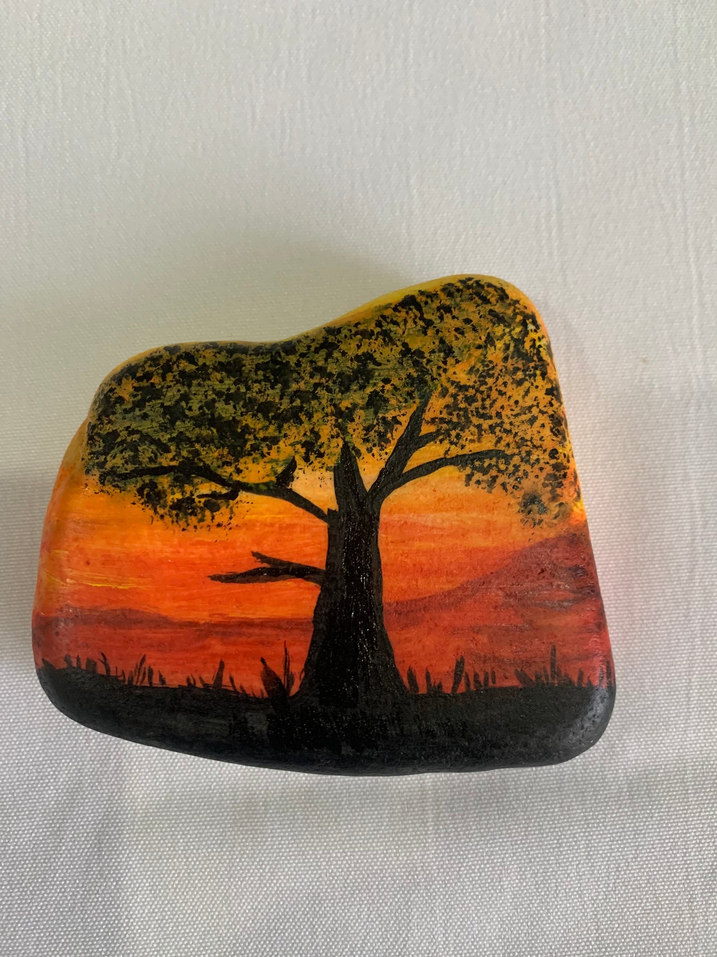 Hand painted Greek Thassos Stones