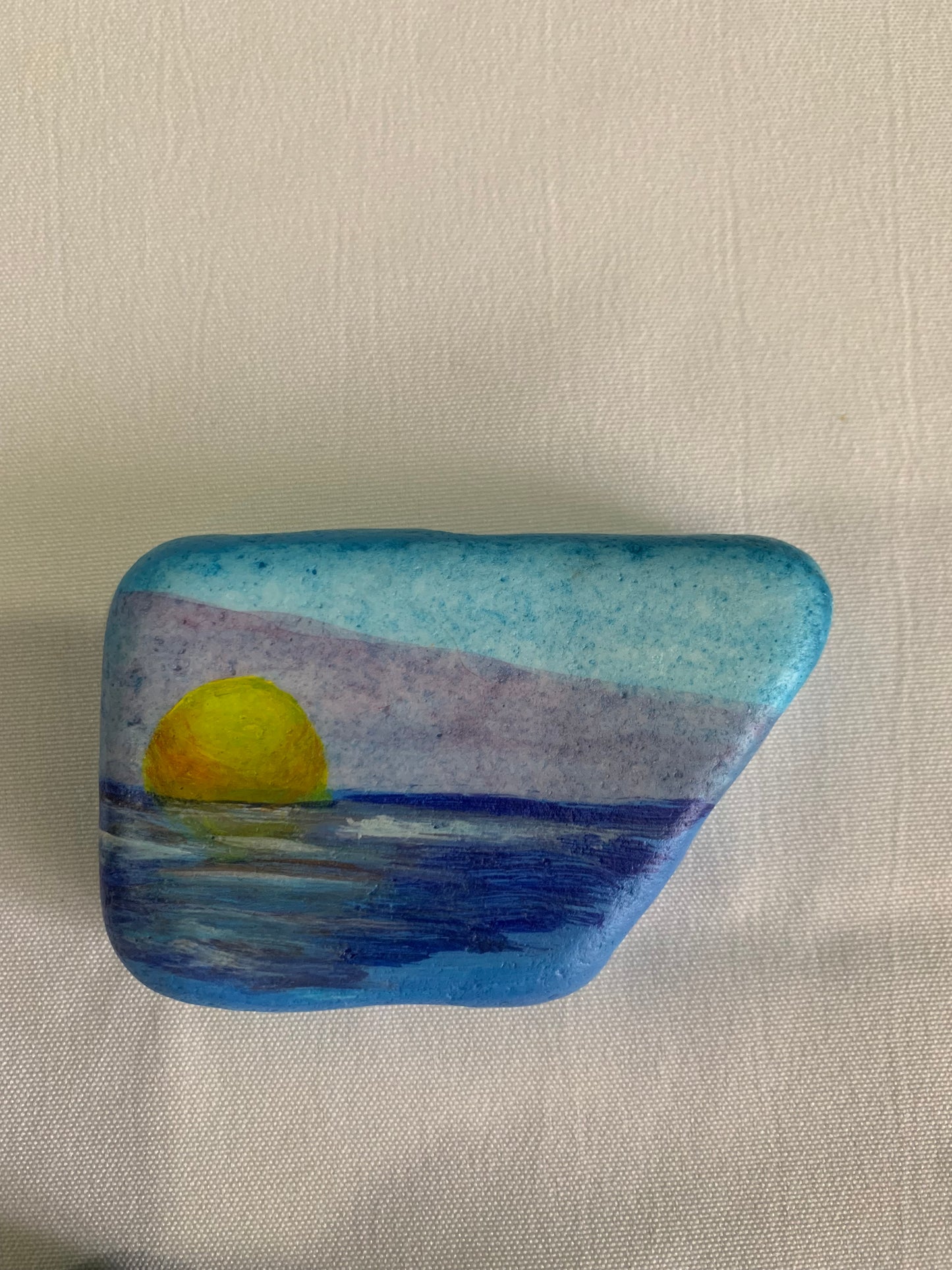 Hand painted Greek Thassos Stones